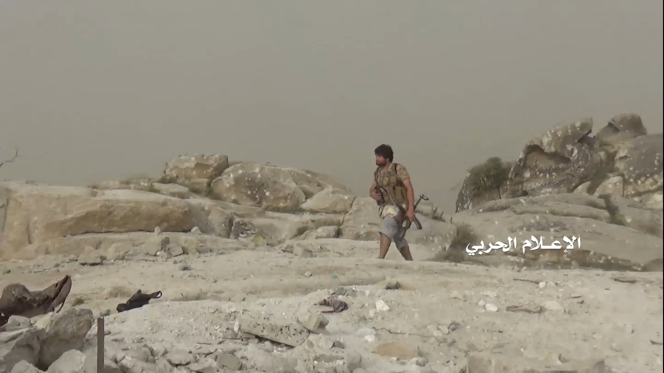 جيزان – مشاهد صد زحف لمرتزقة الجيش السعودي قباله جبل قيس