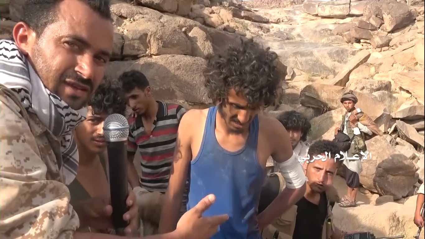 الجوف – مشاهد لمشاركة مراسل الاعلام الحربي في عمليات خب الشعف في جبهة اسطر