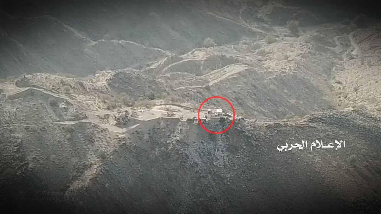 جيزان – إستهداف مدفعي على مواقع الجيش السعودي في رقابة التلة