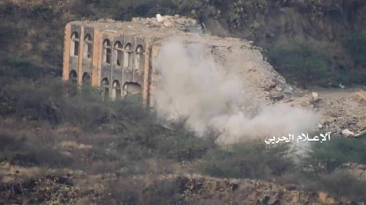 جيزان – إستهدافات مدفعية مسددة على تجمعات المنافقين شرقي الدود