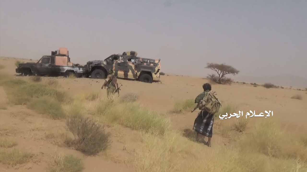 نجران – مشاهد لخسائر الجيش السعودي ومرتزقته خلال كسر زحف على مواقع الجيش واللجان في الطلعة