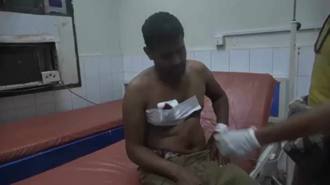 إصابة مواطن في منطقة المغرس بمديرية التحيتا